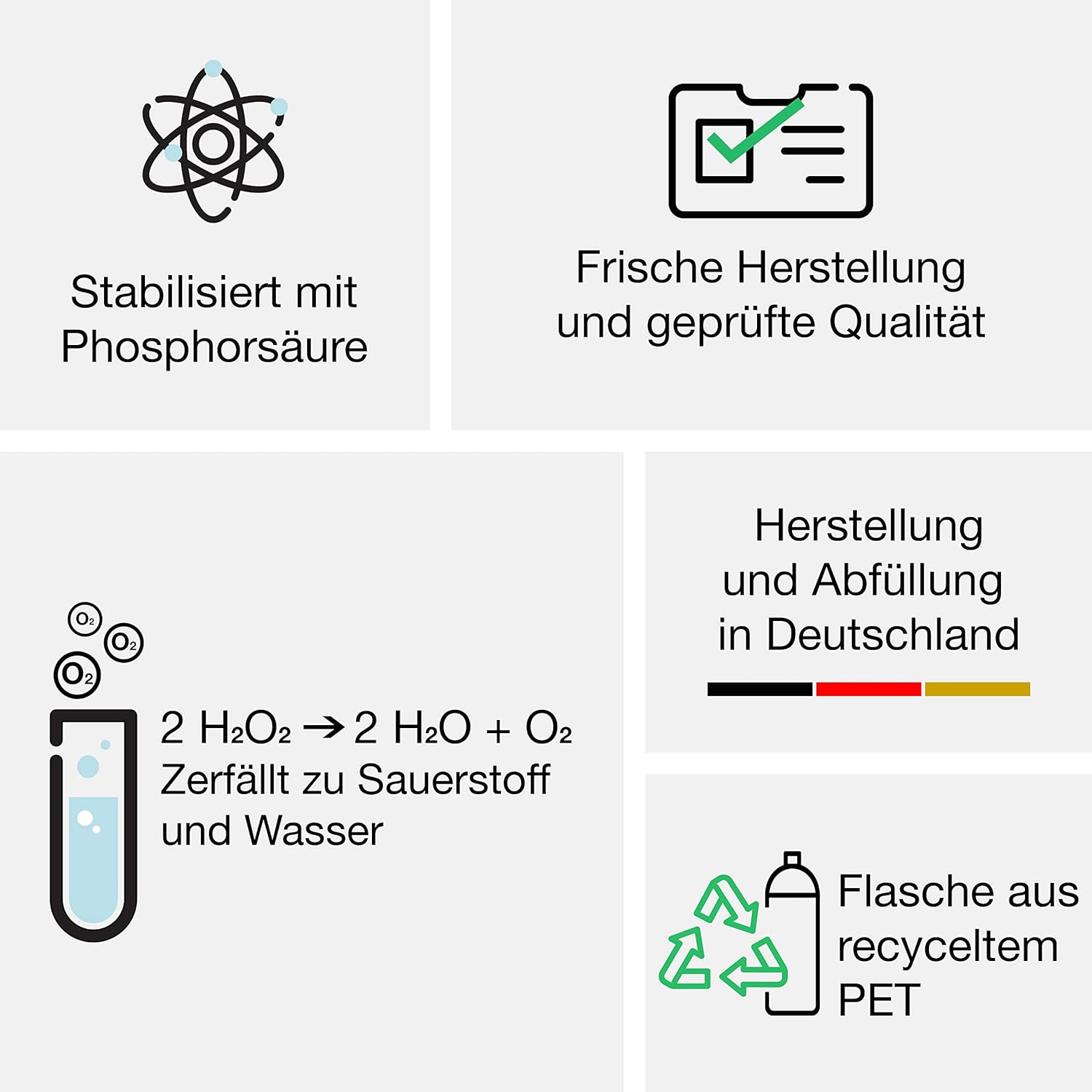 AP Wasserstoffperoxid-Lösung 3%, 1 L