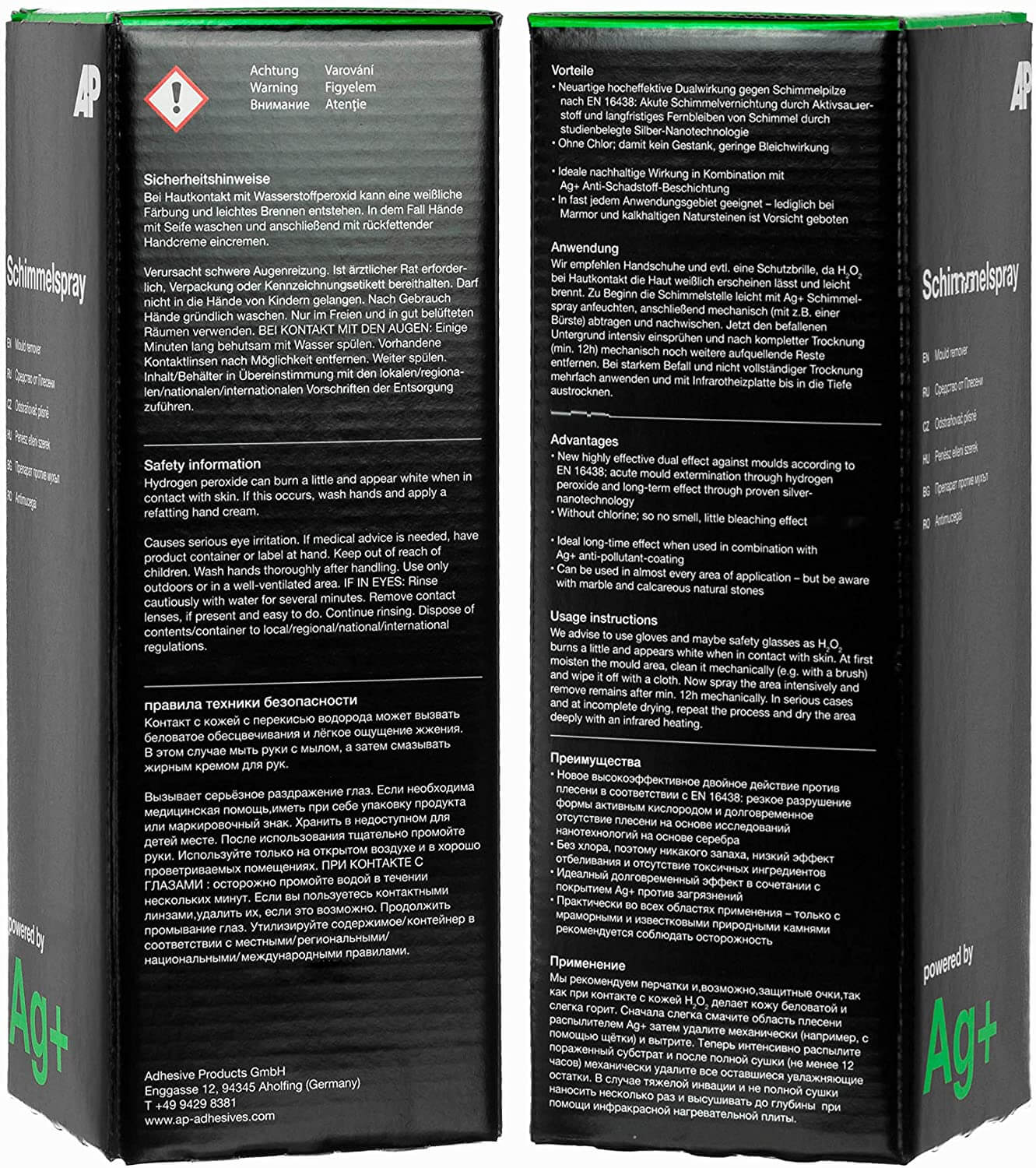 Ag+ Schimmelspray / Schimmelentferner, 600 mL