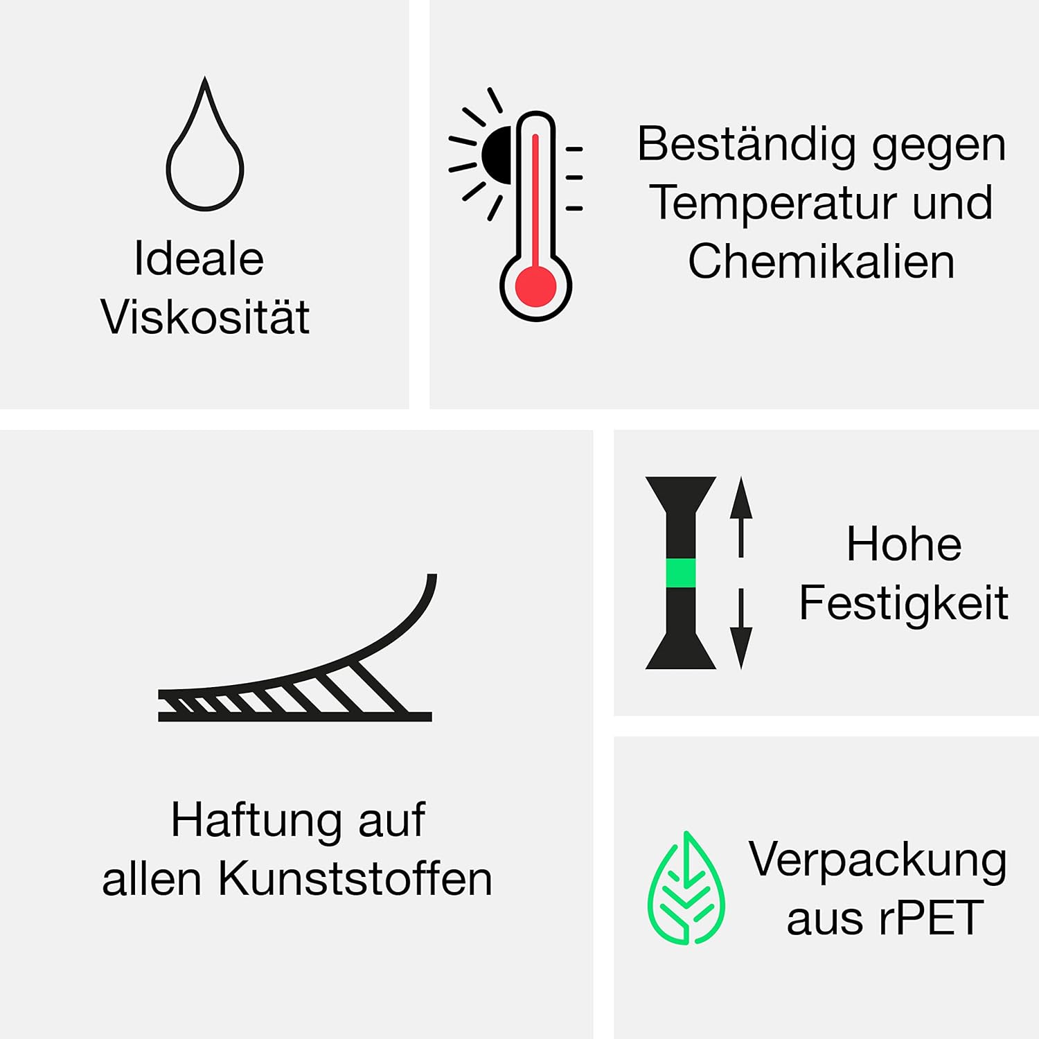 Kunststoff-Klebstoff Plastic MA, 2K High-Performance-Acrylat