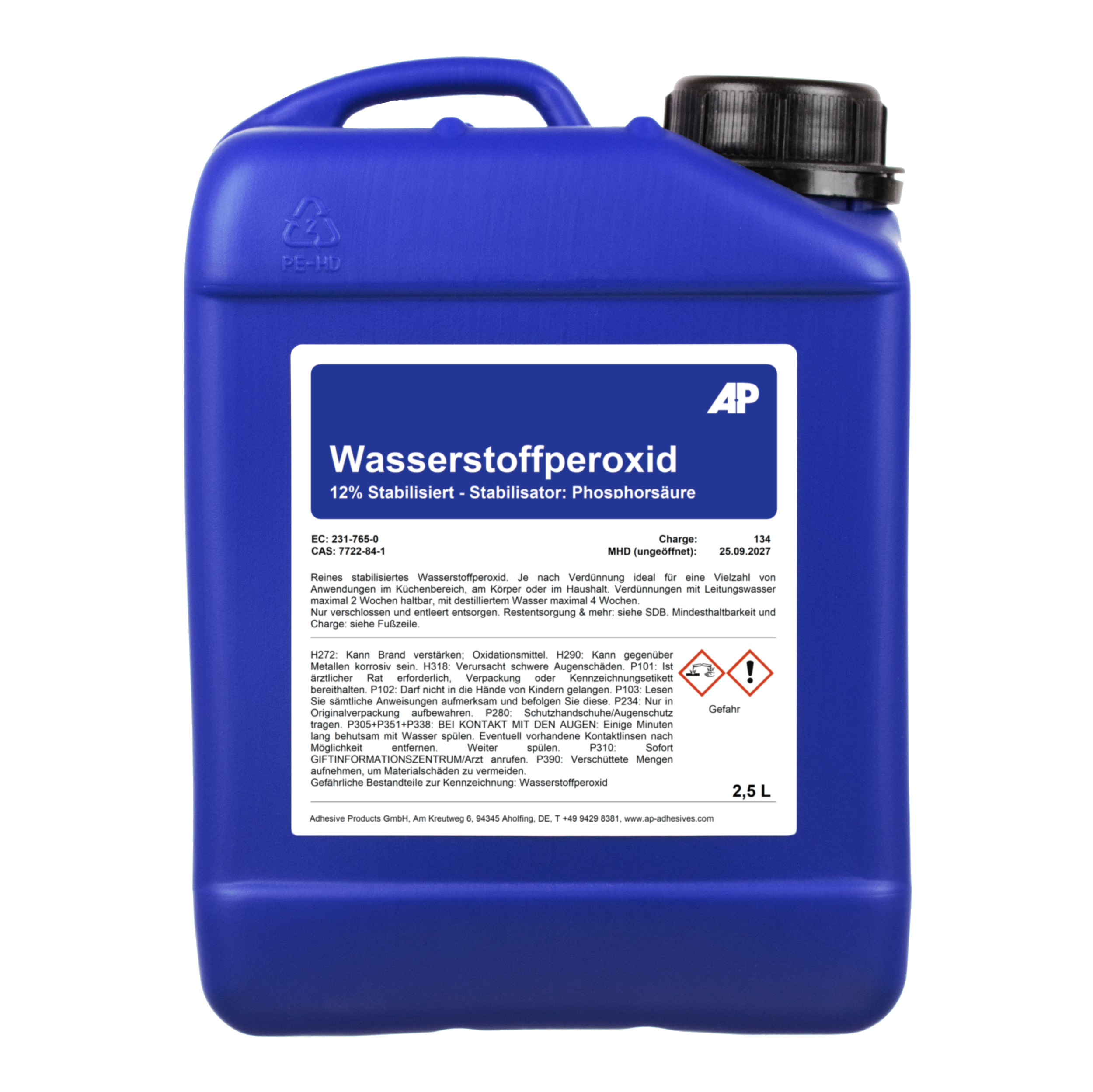Wasserstoffperoxid 12%, stabilisiert (2,5 L)